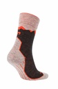 Alpaka Premium Wandersocken Orange