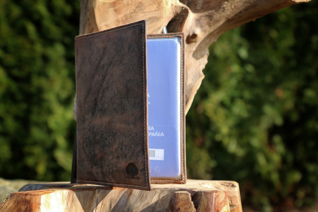 Vintage Ausweistasche Duo