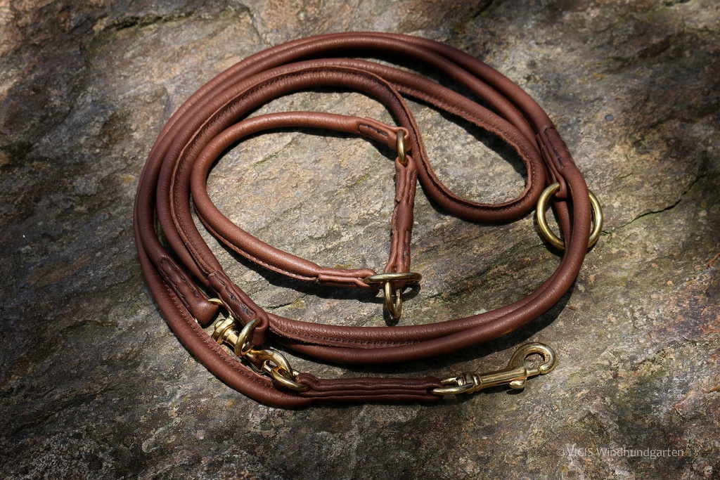 LUXOR Cacao Rundlederleine