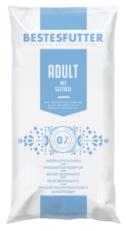 Adult mit Geflügel