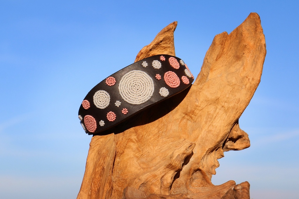 TKC Pink Dots Lurcher