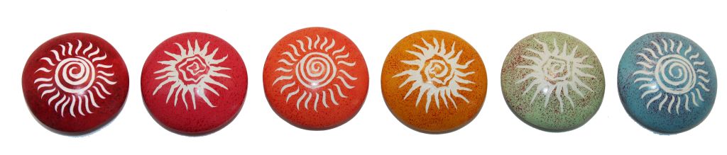 Sonnenspirale - Handschmeichler aus Speckstein