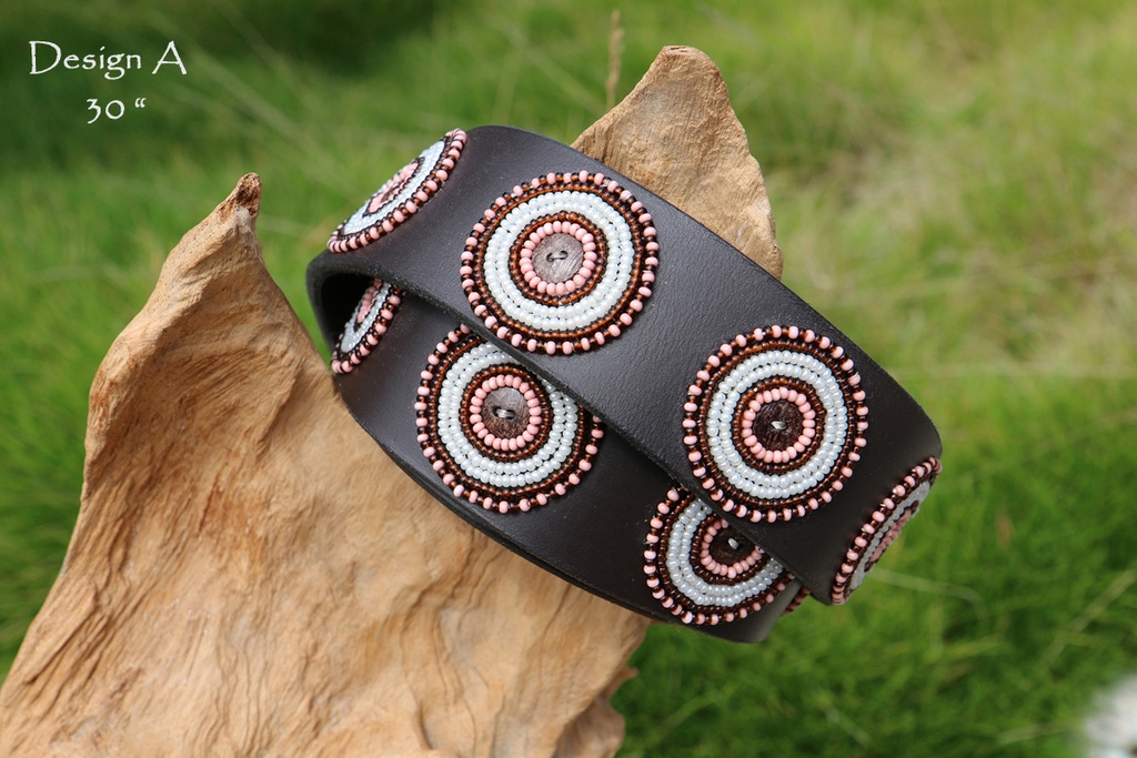 TKC Gürtel Rose Button 30"