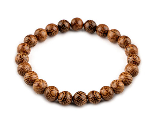 Armband  8mm Holzkugeln