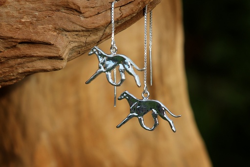 [FGG-7226] Walking Sighthound 925er Ohrfäden