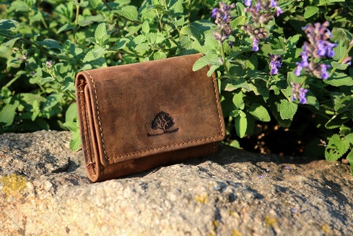 [BfL1793-25] Vintage Minibörse I Leder