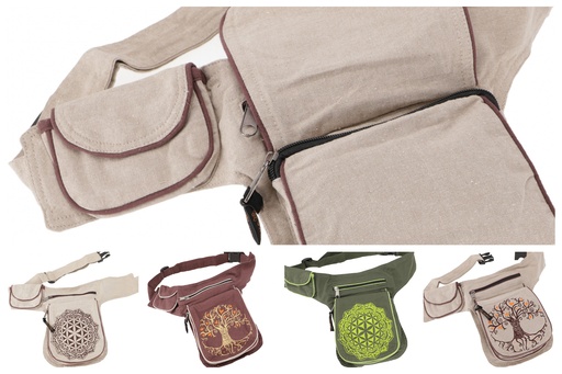 Goa Sidebag "Baum/Blume des Lebens"