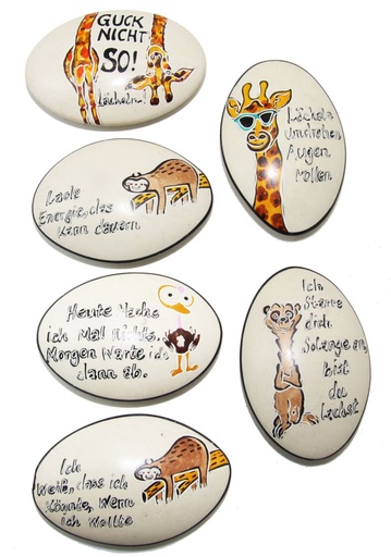 [P0030100] Witzige Handschmeichler aus Speckstein