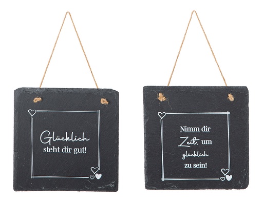 Glücks-Schiefertafeln